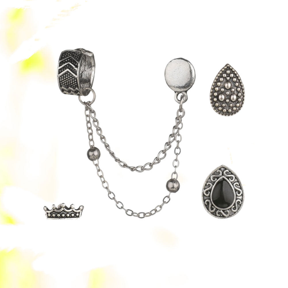 Women Accessories Shop Design - 1Set Punk Style Metalen Oorklemmen Set