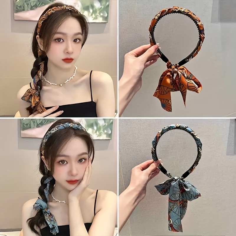 Women Accessories Shop Design - 3 stuks vintage stijl bedrukte hoofdband