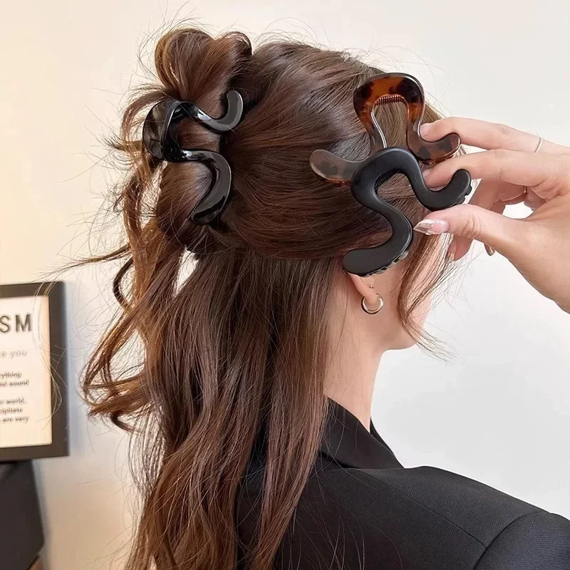 Women Accessories Shop Design - Geometrisch ontwerp Haarklauwclip Dames Stijlvol Nieuw