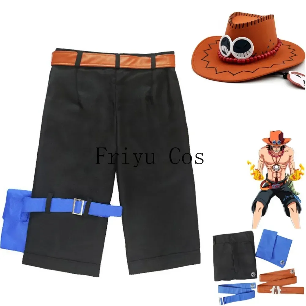 Women Accessories Products - Anime Portgas·D· Ace Cosplay Kostuum Witbaard