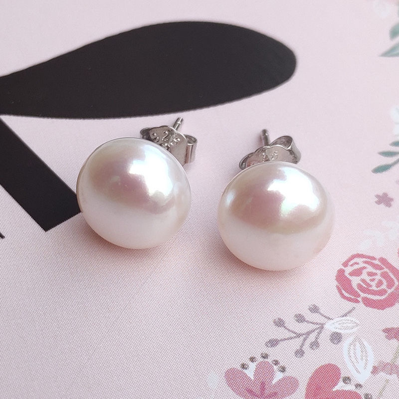 Statement Earrings Oversized - 10-13Mm Grote Parel Oorbellen Real S925