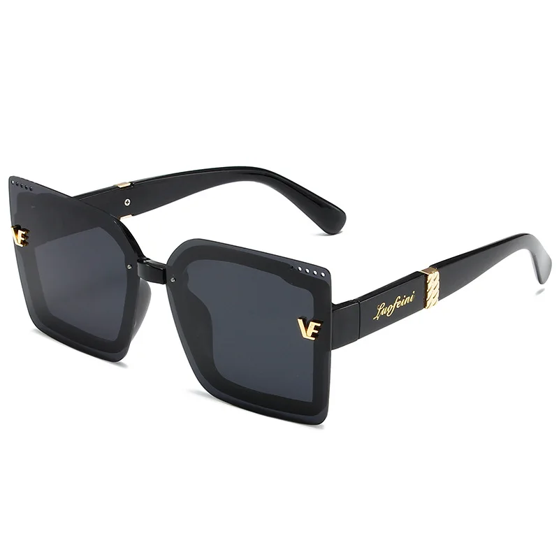 Sunglasses Oversized Square - Nieuwe Cool Rimeless Gepolariseerde Zonnebril Vrouwen