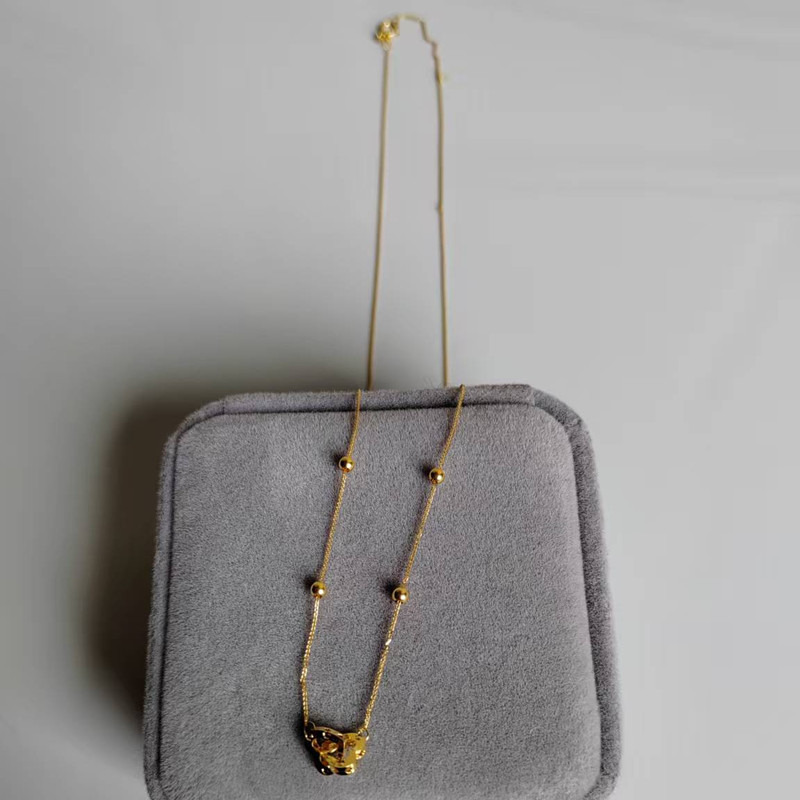Charm Necklace Dainty - Echte 18K gouden dubbele hart ketting