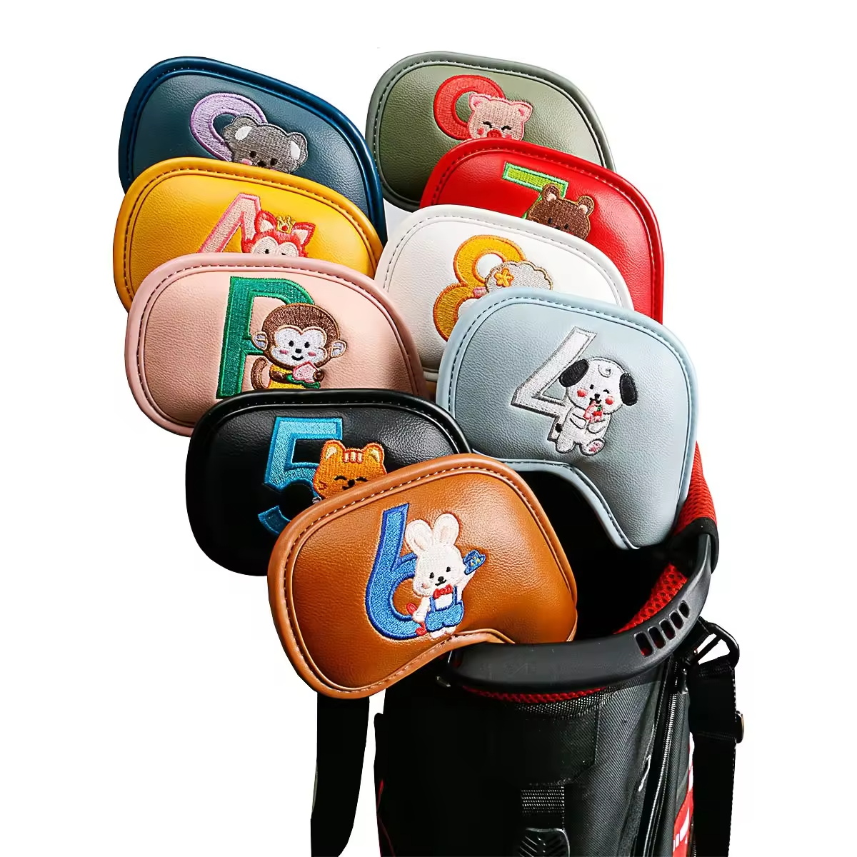 Women Accessories For Gift - 9 stuks schattige cartoon dieren golf