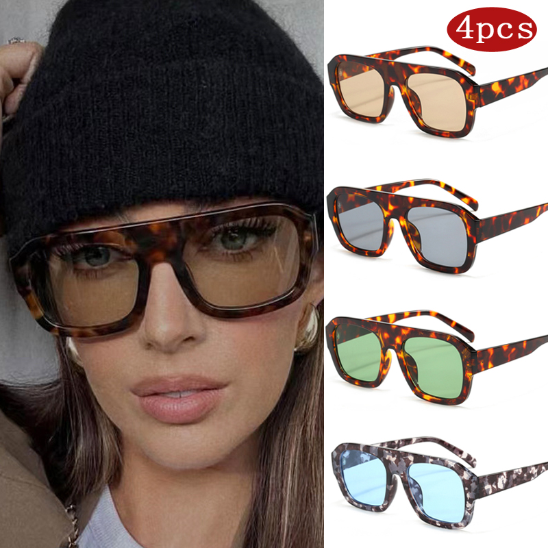 Autozonnebril 1/4 stuks Trendy - Sunglasses Oversized Square recensie en prijs