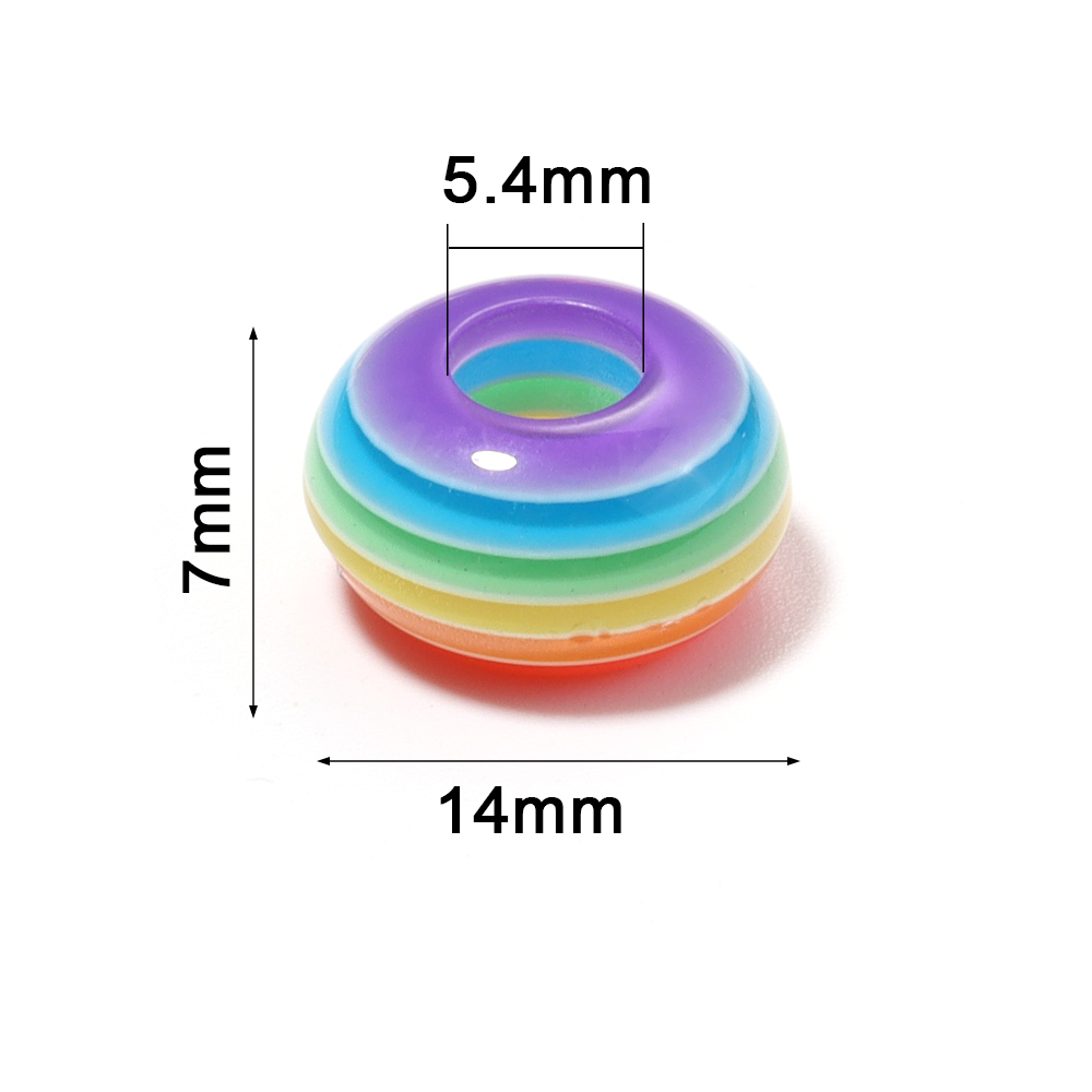 50 stuks/lot Regenboogstreep H - Resin Bangle Bracelet recensie en prijs