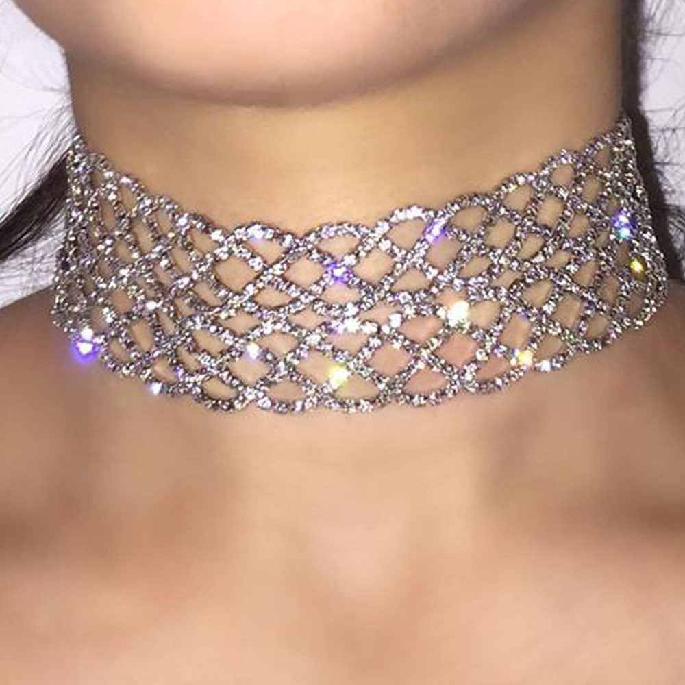 Damesketting met kraag en glan - Women Accessories In Amazon recensie en prijs