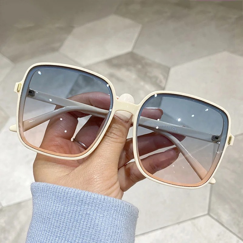 Vintage oversized vierkante zo - Sunglasses Oversized Square recensie en prijs