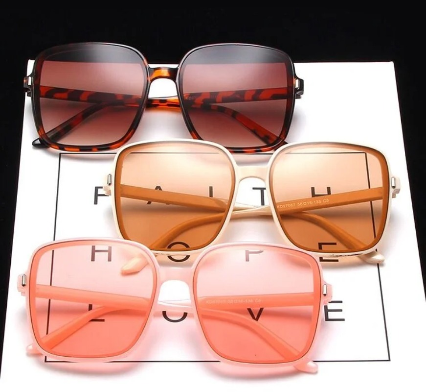 Vintage oversized vierkante zo - Sunglasses Oversized Square recensie en prijs