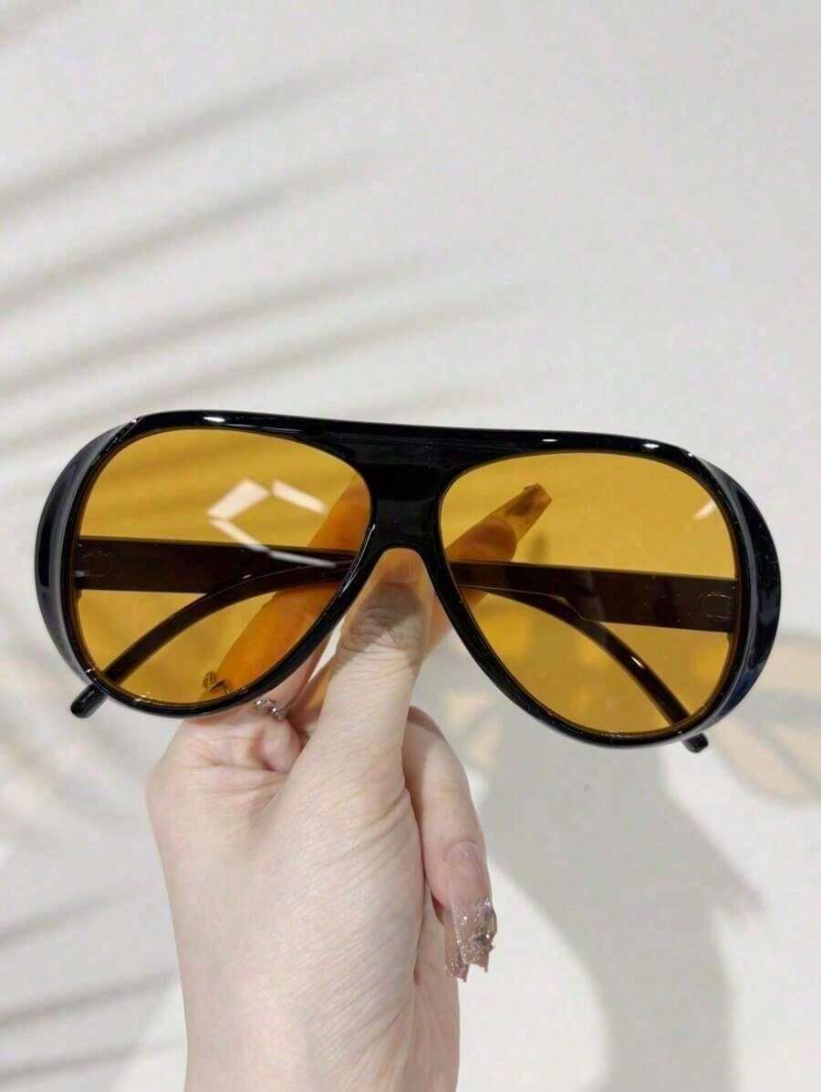1 stuk gloednieuwe retro-desig - Sunglasses Oversized Square recensie en prijs