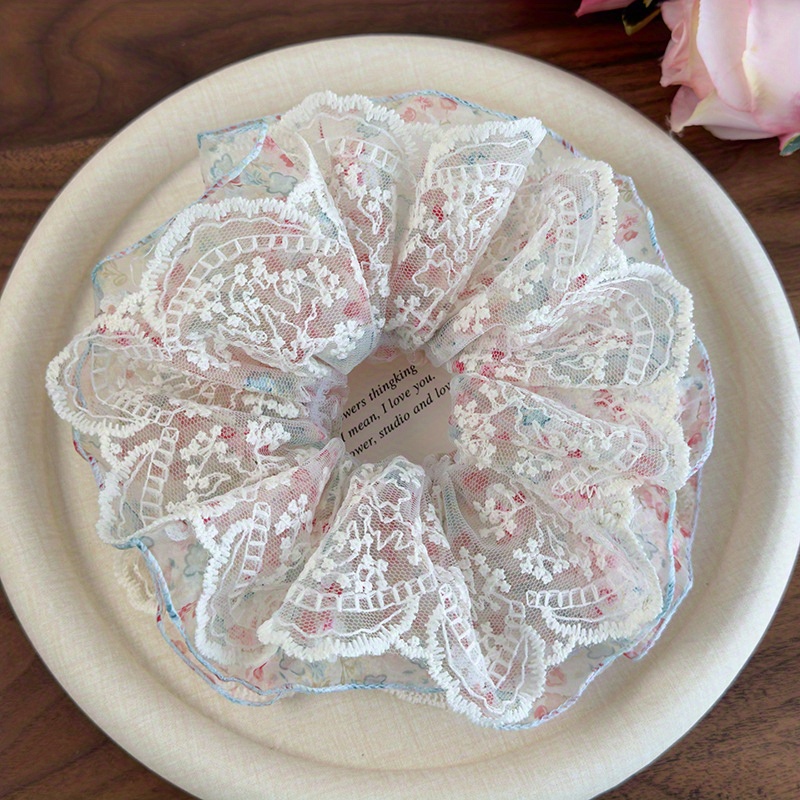 Roze en groene bloemen kanten  - Women Accessories Shop Design recensie en prijs