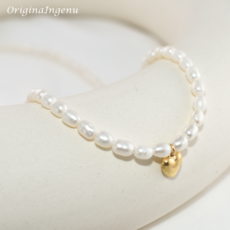 14K goud gevulde natuurlijke p - Charm Necklace Dainty recensie en prijs