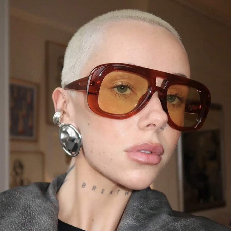 Oversized vierkante bril met d - Sunglasses Oversized Square recensie en prijs