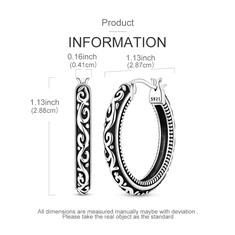 925 Sterling zilveren oorbelle - Statement Earrings Oversized recensie en prijs