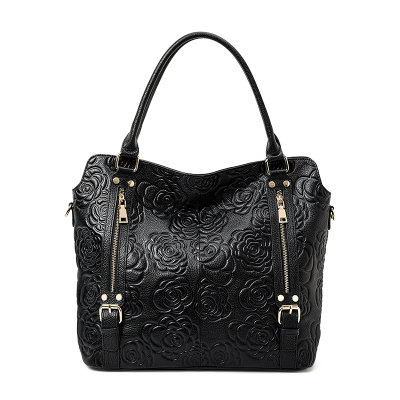 Modieuze handtas van reliëflee - Women'S Accessories Handbags recensie en prijs