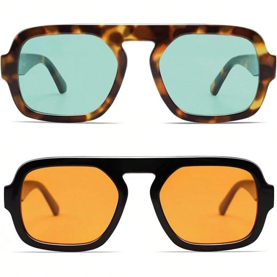 VANLINKER Oversized Retro Squa - Sunglasses Oversized Square recensie en prijs