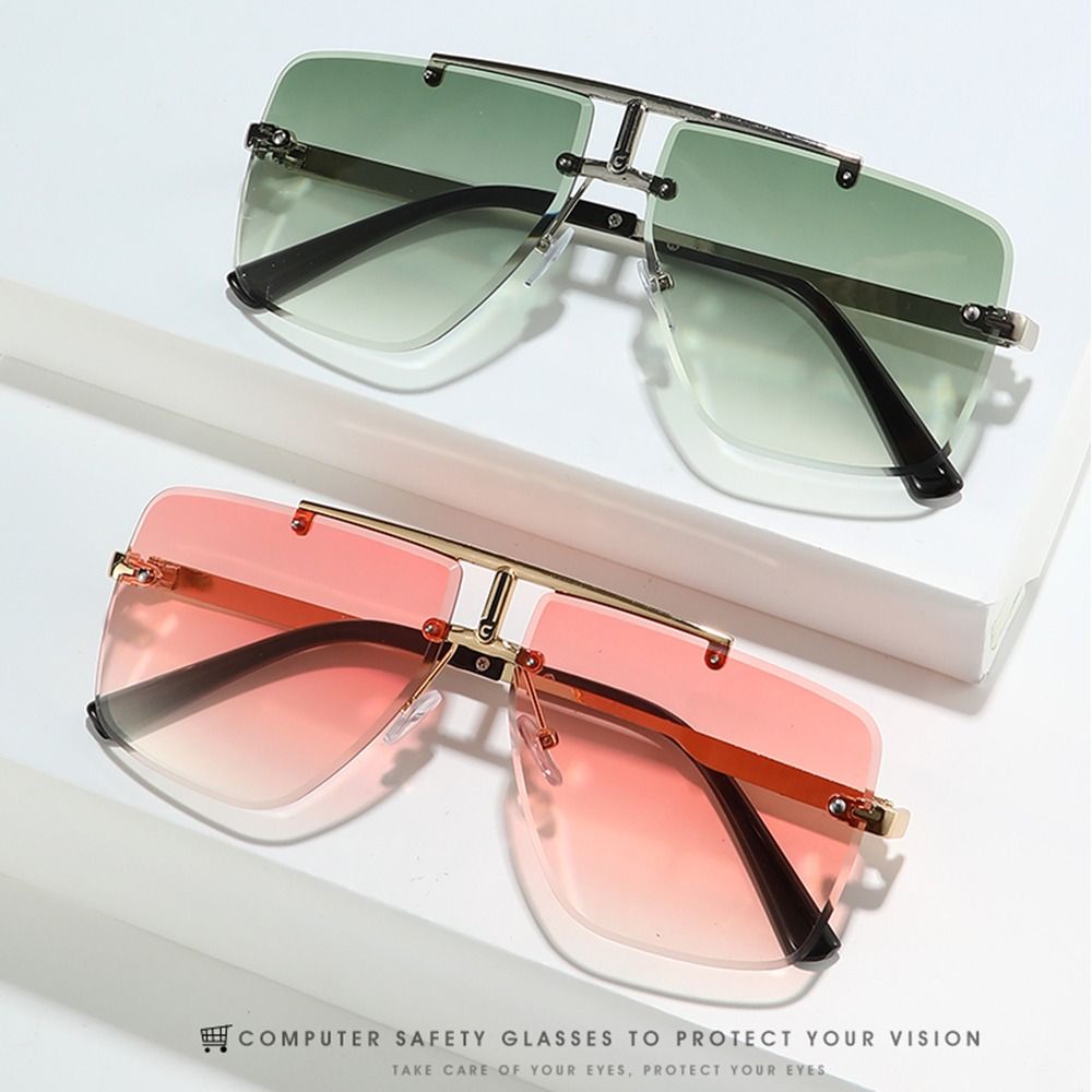 1pc Oversized Dubbele Brug Zon - Sunglasses Oversized Square recensie en prijs