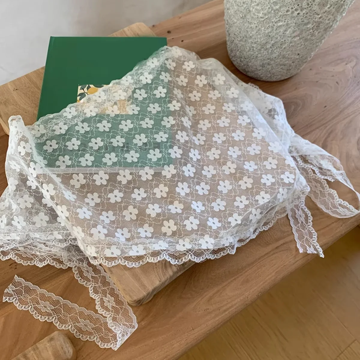 Elegante kanten sjaal voor dam - Women Accessories Shop Design recensie en prijs