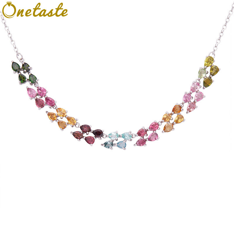 925 Sterling Zilver Gekleurde  - Charm Necklace Dainty recensie en prijs