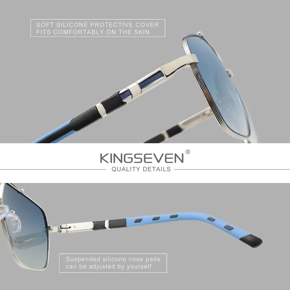 KINGSEVEN Gepolariseerde Zonne - Sunglasses Oversized Square recensie en prijs