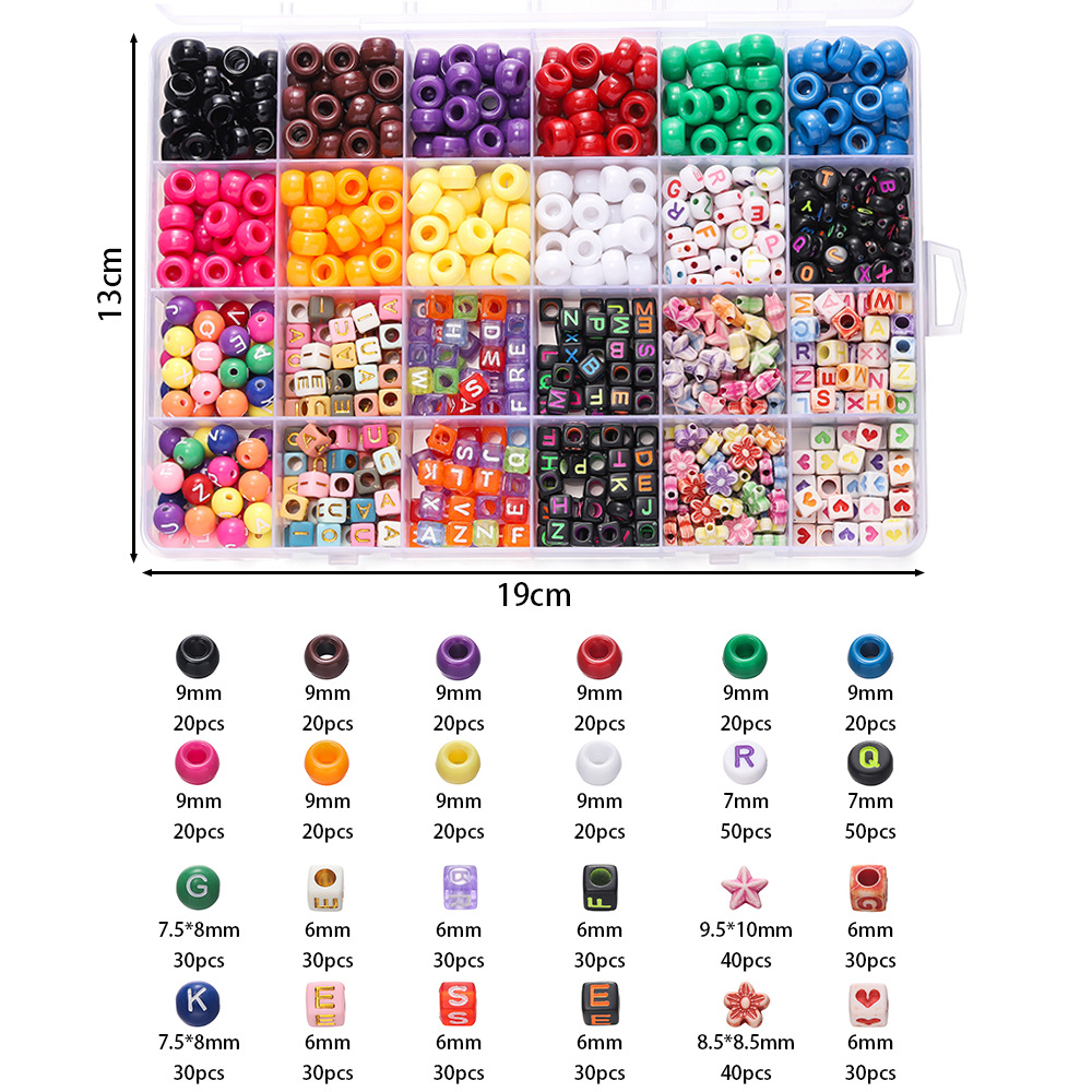 1 doos kleurrijke acryl pony k - Women Accessories Bracelet recensie en prijs