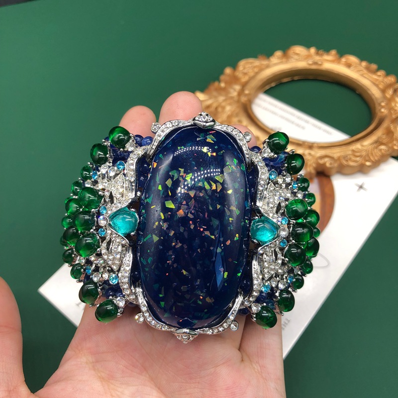 Luxe vintage armband met dikke - Resin Bangle Bracelet recensie en prijs